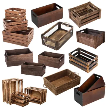 Wholesale Wooden Storage Crates for Fruits and Vegetables