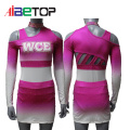 Uniformes de porristas sublimados personalizados para rutinas de élite