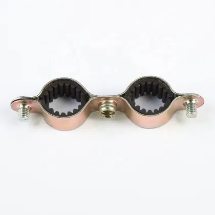 Steel Small Pipe Clamps Single Quick Pipe Clip for Kitchen and Home Pipe Support