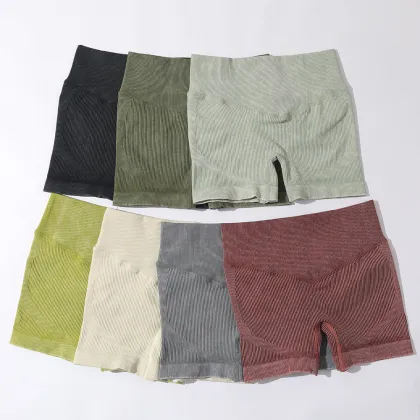 2023 Hot Selling Yoga Short Sets Fitness Women Seamless Gym Clothing