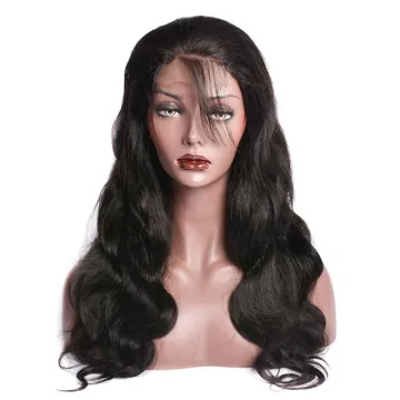 Wholesale 100% Human Hair Wigs  Body Wave 100% Virgin Human Hair Lace Wigs With Baby Hair