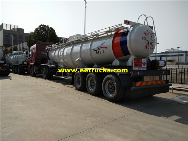 V Shape Sulfuric Acid Road Semi-Trailers