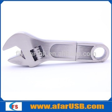 Sliver spanner shape usb flash drive with two available colors for skilled craftsman
