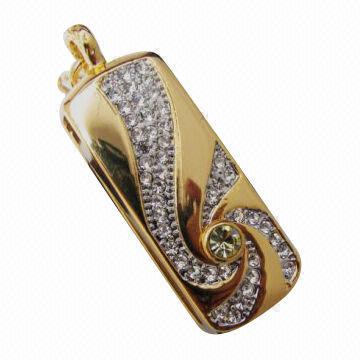 Jewelry USB Flash Drive, Supports All USB Versions 1.1 or 2.0 Device, 1 to 256GB Capacity