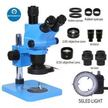 3.25X-260X Trinocular Stereo Microscope Electronic Laboratory Microscope