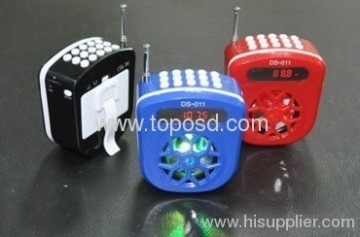 السماعة المحمولة Usb ميني مع إذاعة إف أم تي-226 البلاستيك Usb متكلم على