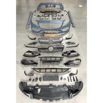 Auto Accessories for Benz W176 2013-2018: Rear Diffuser, Side Skirts, Tail Pipes, and Grille Conversion to A45 AMG Style
