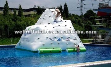 interesting inflatable iceberg water games / water climbing