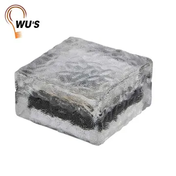 Good service factory directly solar lights crackle glass