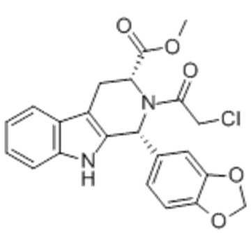 (1R, 3R) -METHYL-1,2,3,4-TETRAHYDRO-2-CHLOROACETYL-1- (3,4-METHYLENEDIOXYPHENYL) -9H-PYRIDO [3,4-B] INDOLE-3-CARBOXYLATE 171489 59-1