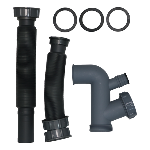 Universal Garbage Disposal Drain Hose & Fittings Kit