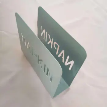 Simple letter vertical paper towel holder