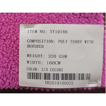 100% Polyester Poly Terry Fabrics