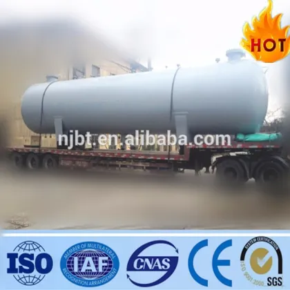 horizontal gas storage tank