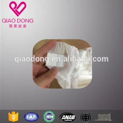 Disposable baby diaper/baby products with magic tape in Quanzhou