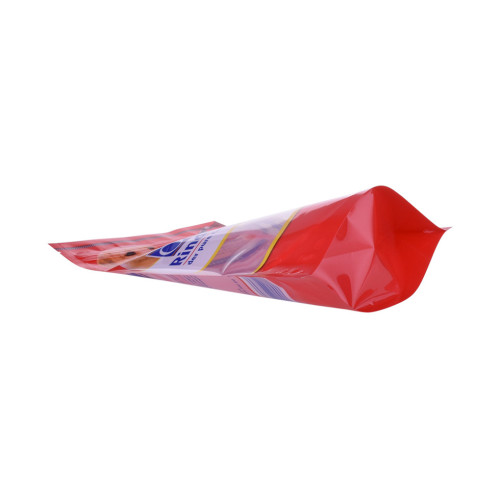 Biodégradable / cellophane Pochette d&#39;aliments traités pour animaux de compagnie Stand up pochette avec fermeture à glissière resealable