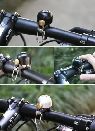 Unique Custom Handlebar Copper Bike Bell - High Quality Durable Mini Bicycle Bell Ring