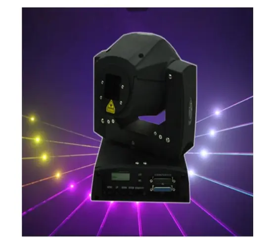 600MW RGB 15kpss DMX Ilda Animation Mini Moving-Head Laser