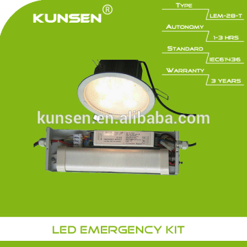 LED Emergency Light Kit with self-contained
