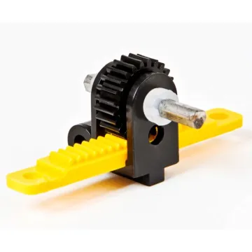 Precision custom designed nylon rack gear set, cnc machined toy plastic nylon rack gear