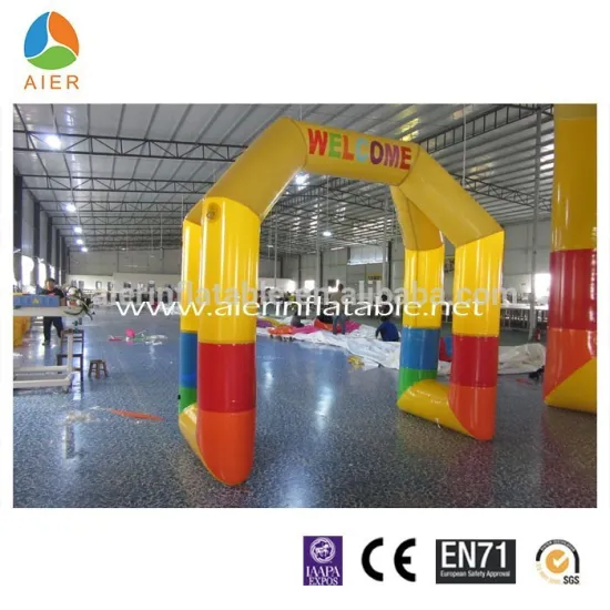 Inflatable advertising arch,inflatable entrance arch with Led light