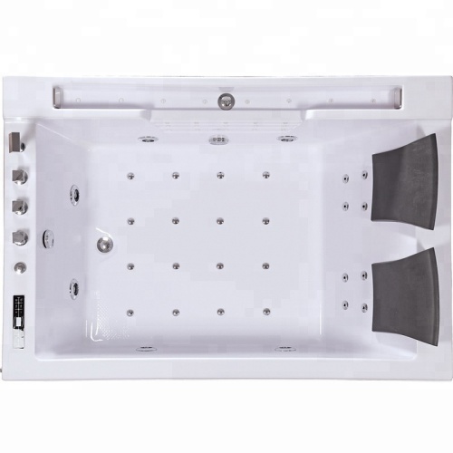 Glass Screen Bath Luxury 2 Person Whirlpool Spa Bath Tub