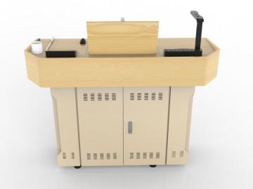 carrello sottile con ruote