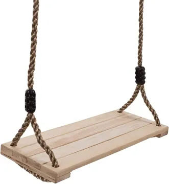 Wholesale Adjustable Playground Garden Set: Wood Hanging Swing Chair (Indoor/Outdoor)