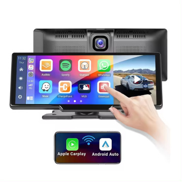 10.26 Inch Portable Car Stereo with Wireless CarPlay and Android Auto