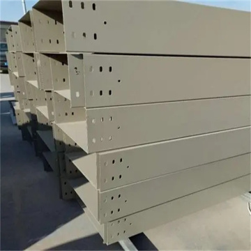 Powder coated cable tray for ferineries