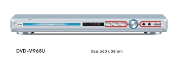 DVD Player with USB : DVD-M968U