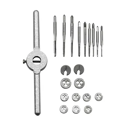Alloy Steel Wire Taper Die Hardware Tool Metric Hand Tap Die Set