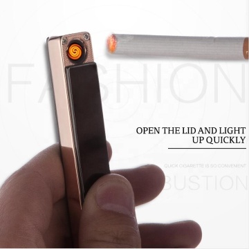 USB Rechargeable JOBON Metal Windproof Flameless Electric Cigarette Lighter - Custom Logo Option for Smoking Accessories