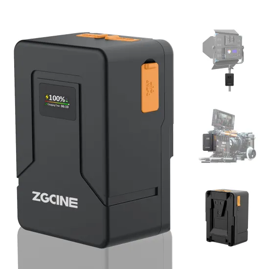 Portable Mini V-mount Battery Charger for LED Photography and Video Camera Equipment