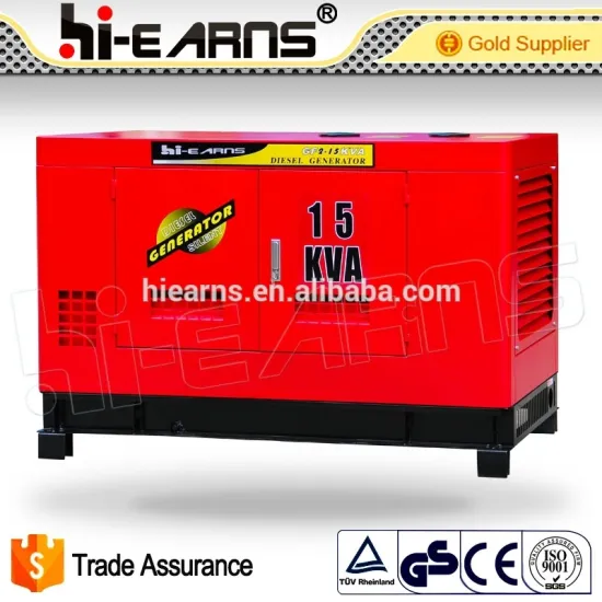 15KVA three phase portable silent water cooled diesel power generator