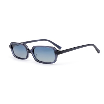 Retro Rectangle Acetate Sunglasses