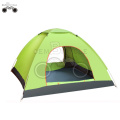 double door yellow camping tent for 3-4 person