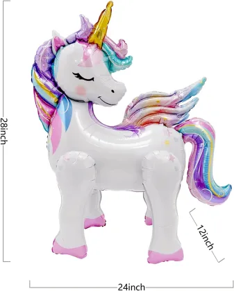 Unicorn aluminum foil balloon