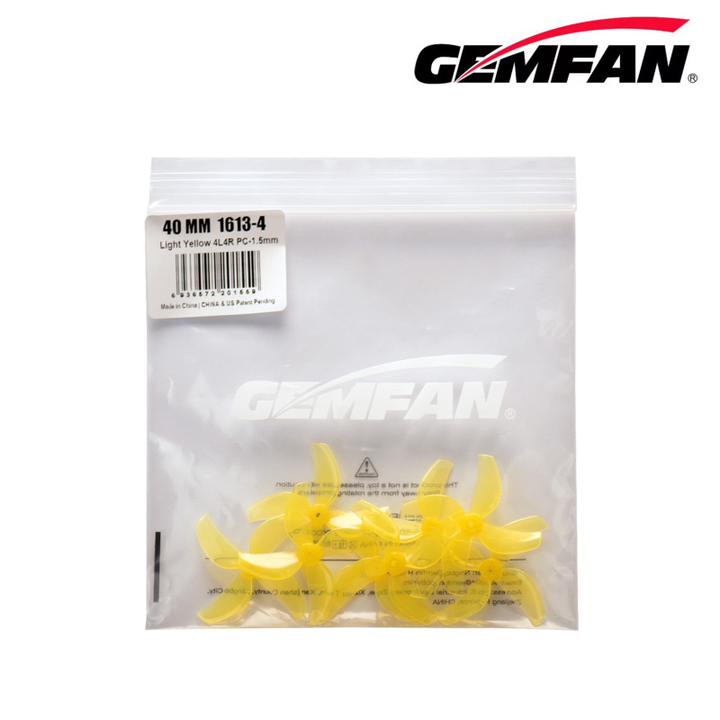 Gemfan 4Pairs/bag 1613-4 High RPM Durable Brushless Motor PC Propellers