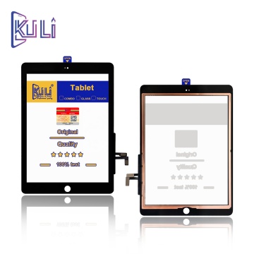 Kuli Digitizador de alta calidad Teléfono móvil Panel plano LCD Touch para iPad 9.7 "2017 5Gen A1822 A1823