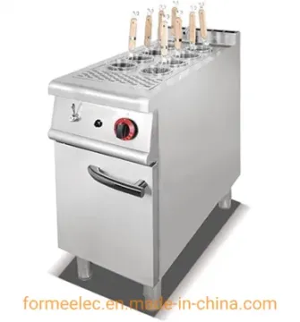 Gas Combination Oven Gas Noodle Cooker 16 Basket Gas Pasta Cooker with Cabinet