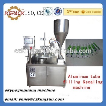 wholesale price Semi-auto Aluminum tube filling & sealing machine