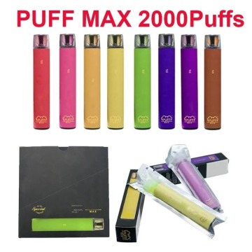 E cig 2000 puffs dùng một lần vape puff max