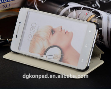Fancy leather flip mobile phone cover case for vivo v1