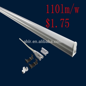 High quality 2feet led tube 9w inside driver 600mm integrated t5 led tube