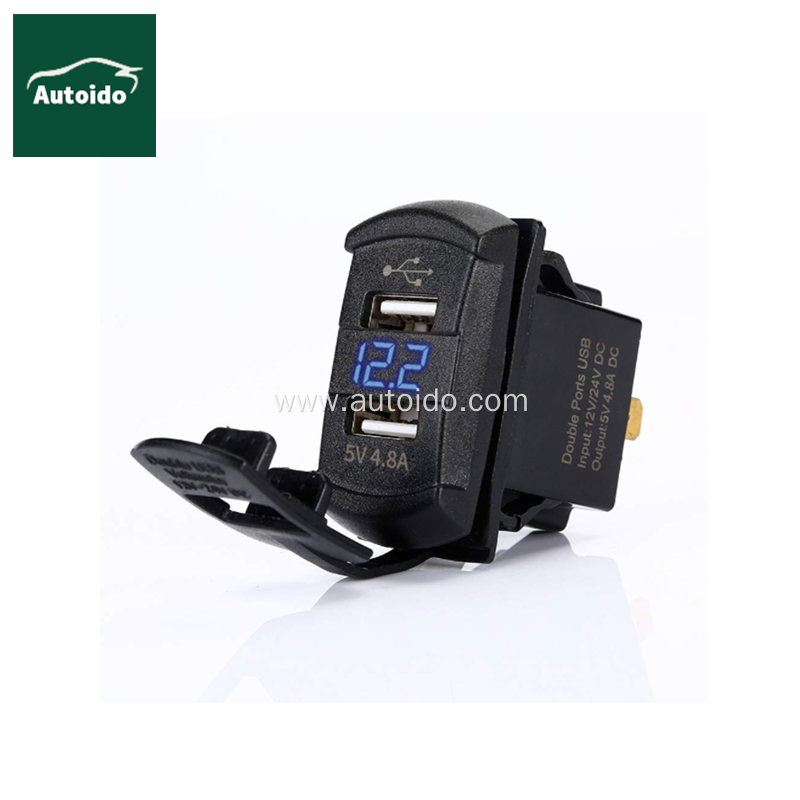 4.8Amps Dual USB Rocker Switch Style Charger