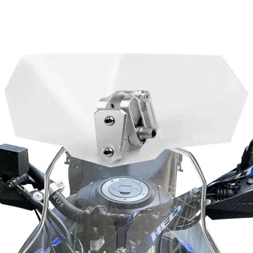 Universal Motorcycle Wind Screen Extension: Adjustable Windshield Deflector