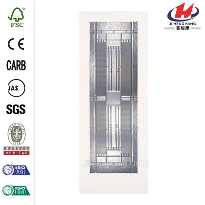 Preston Zinc Woodgrain Unfinished Oak Interior Door Slab