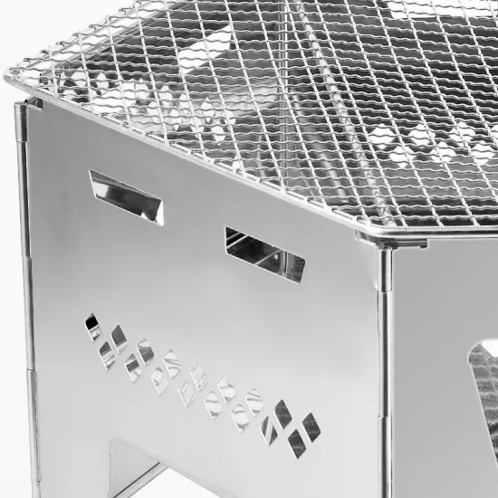 New Arrival Portable BBQ Grill Cooking Stainless Steel BBQ Grill Folding Mini BBQ Grill