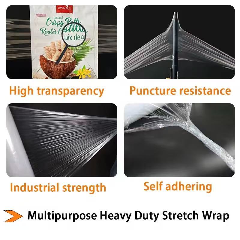 PE stretch film stretchability